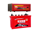 Exide Star 700VA Inverter + Exide Inva Homz 1000 Tubular Battery Combo